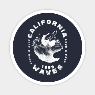 California Cool Surf - Cali Waves Magnet